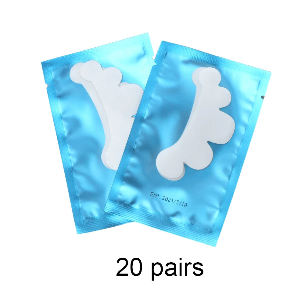 20/50Pairs Lash Extension Eye Stickers Hydrogel Patches Grafting Eyelashe Under Eye Pads Eyelashes Extension Lashes Tools Makeup Quick Pick Grocers